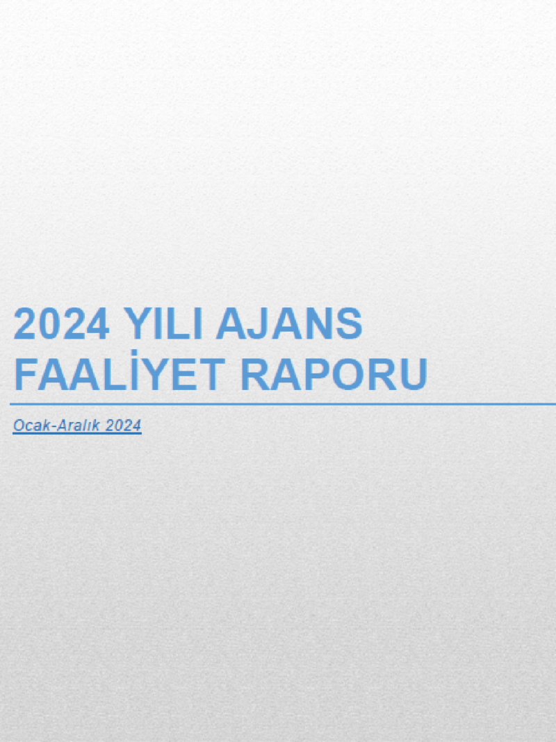 2024 Yılı Ajans Faaliyet Raporu